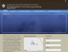 Tablet Screenshot of hhbclife.com